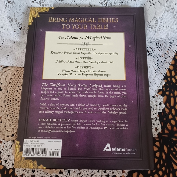 NEW YORK TIMES BEST SELLER "THE UNOFFICIAL HARRY POTTER COOKBOOK" 150+ RECIPES - Picture 2 of 9